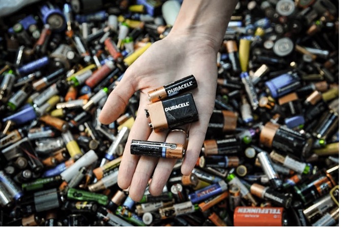 Приём отработанных элементов питания от физических лиц